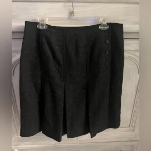 Brooks‎ Brothers 346 A-Line Pleated Grey Wool Skirt Career