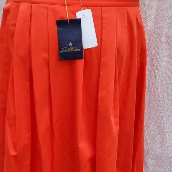 Brooks Brothers‎ Holiday Pleated skirt 10 NWT