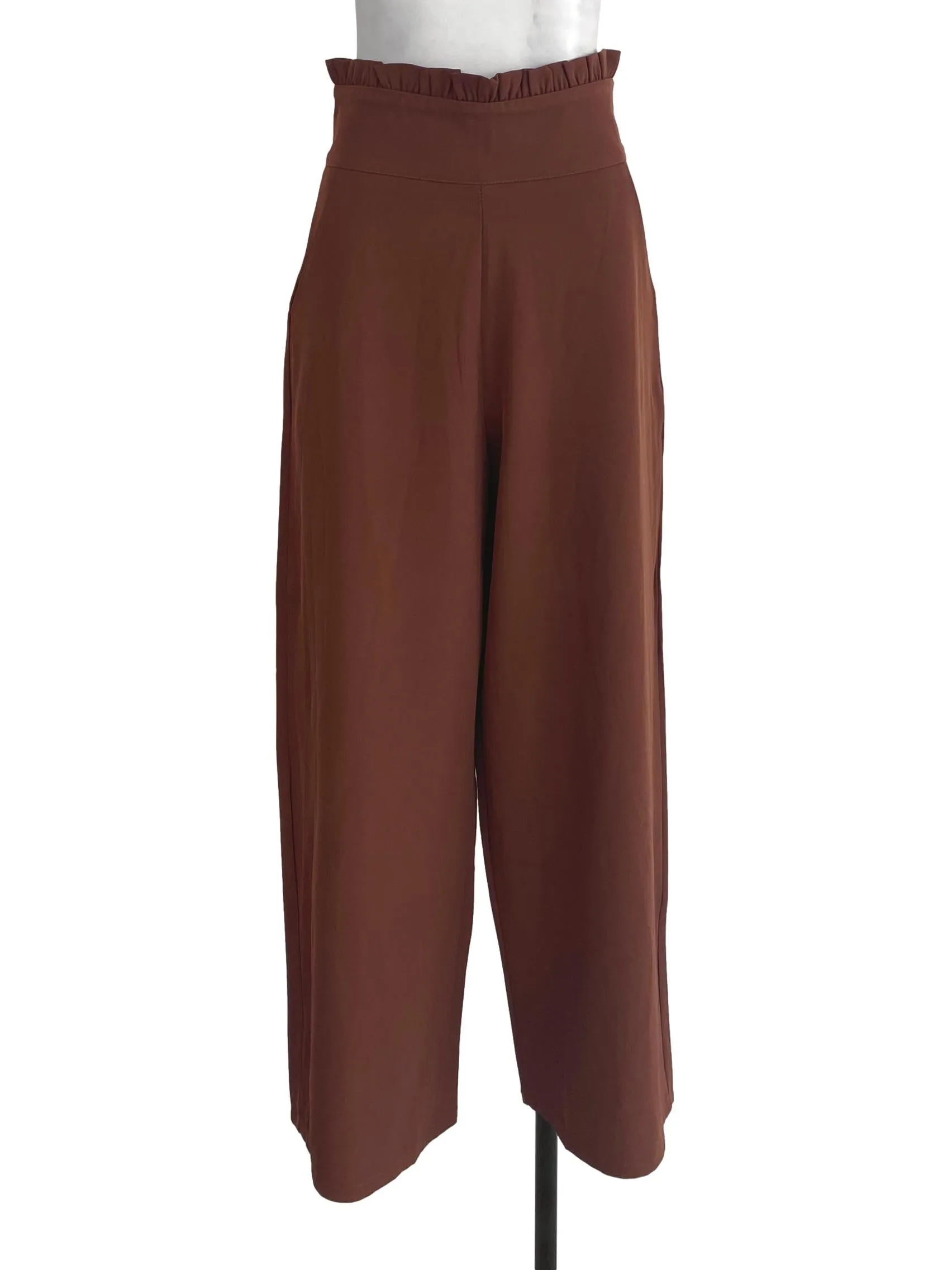 Brown Plain Pants
