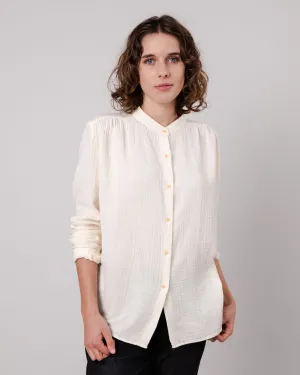 Bubble Mao Blouse Ecru
