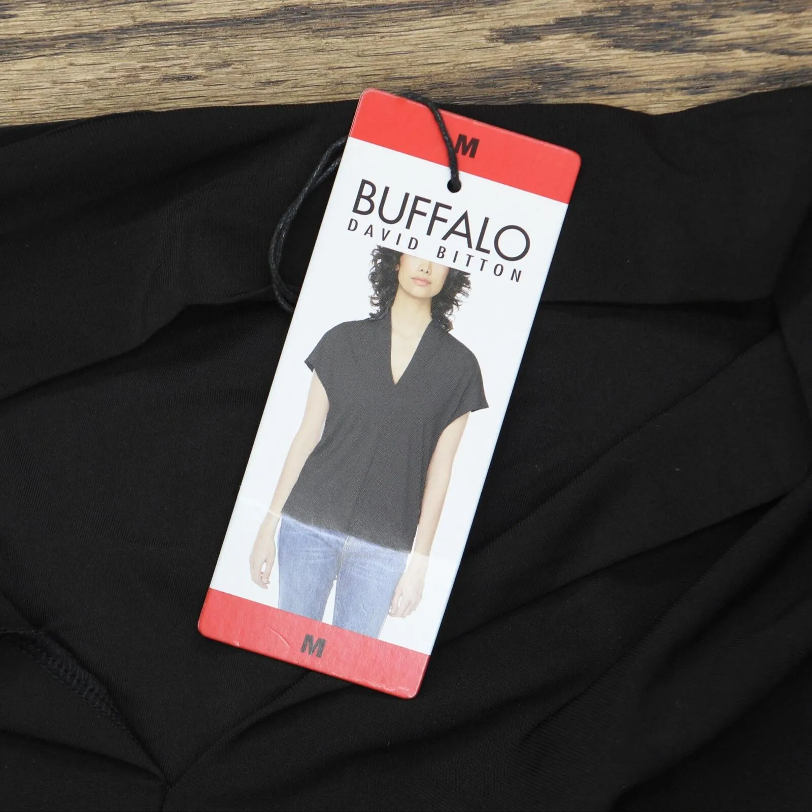 Buffalo David Bitton Ladies V-Neck Comfort Fit Cap Sleeves Blouse 1758488