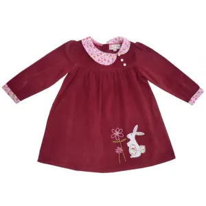Bunny Applique Corduroy Dress