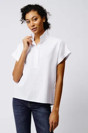 Cabana Shirt - White Stripe