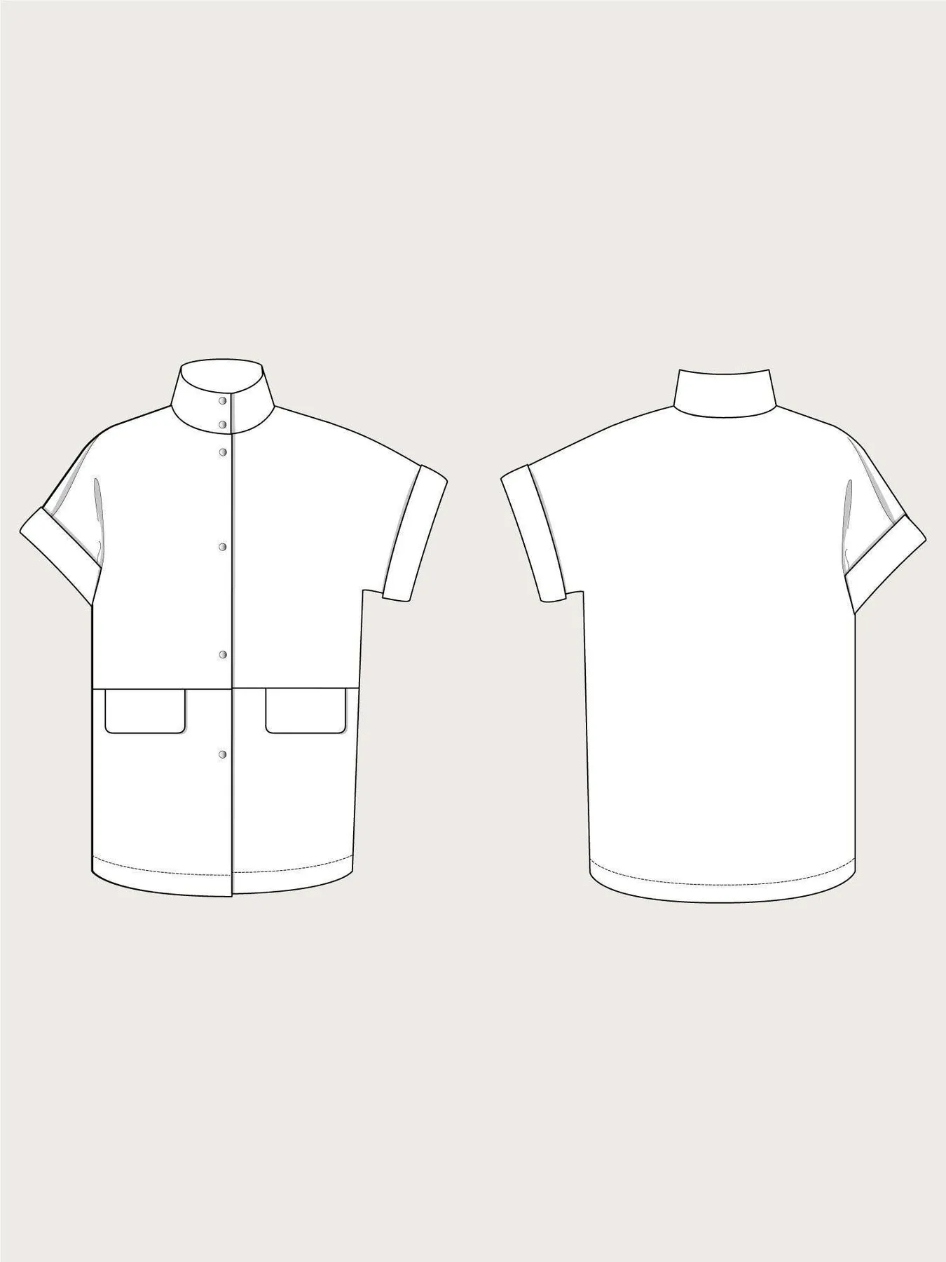 CAP SLEEVE VEST PATTERN -- The Assembly Line Patterns