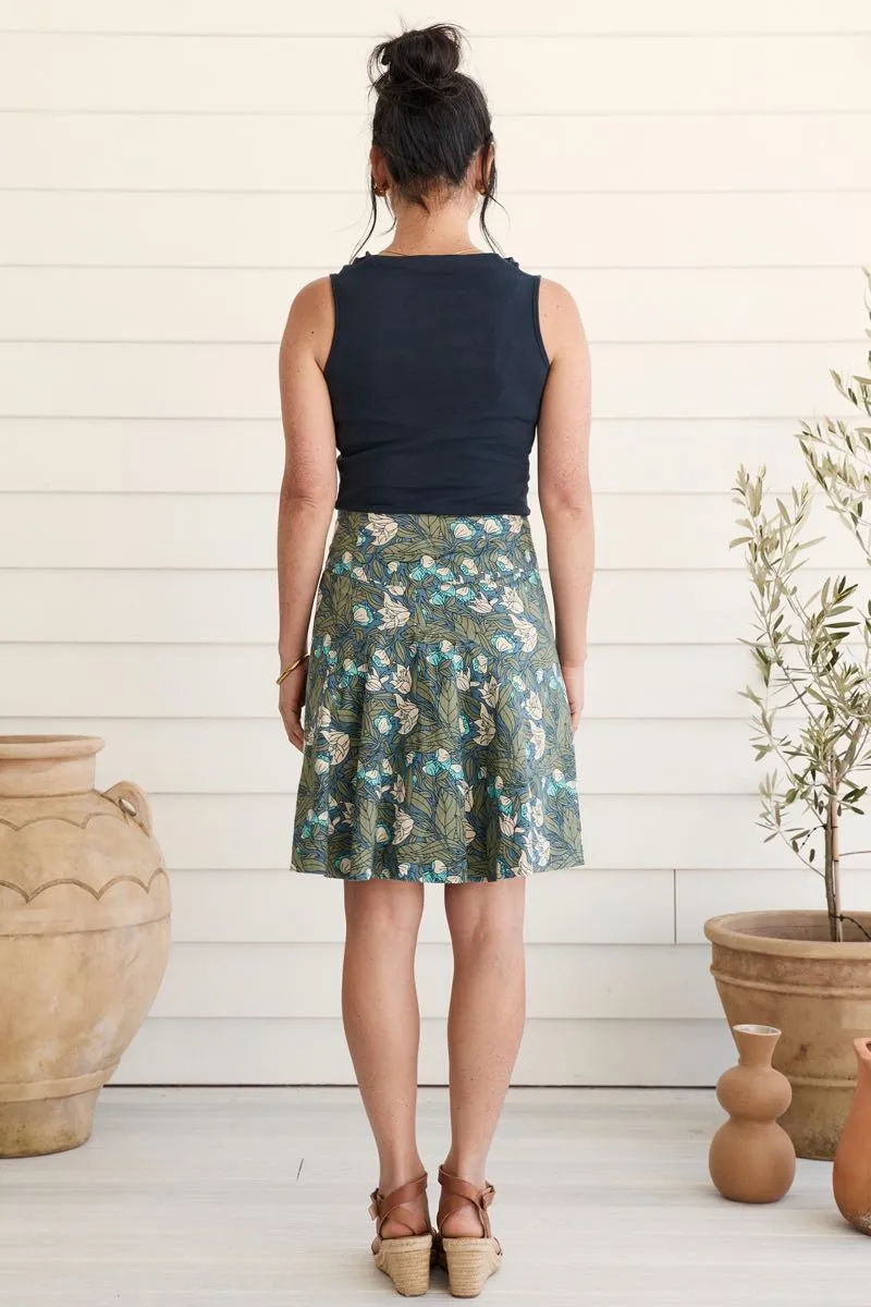Chameleon Reversible Skirt - Tulip & Dahlia