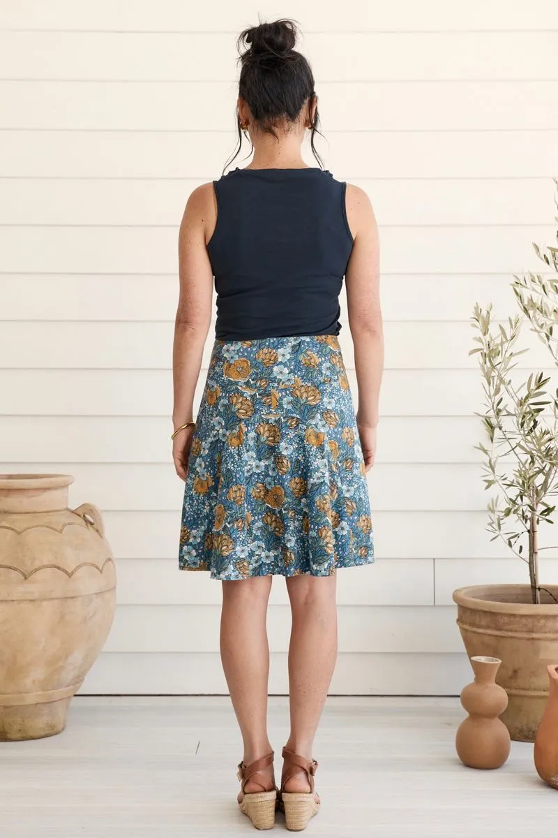 Chameleon Reversible Skirt - Tulip & Dahlia