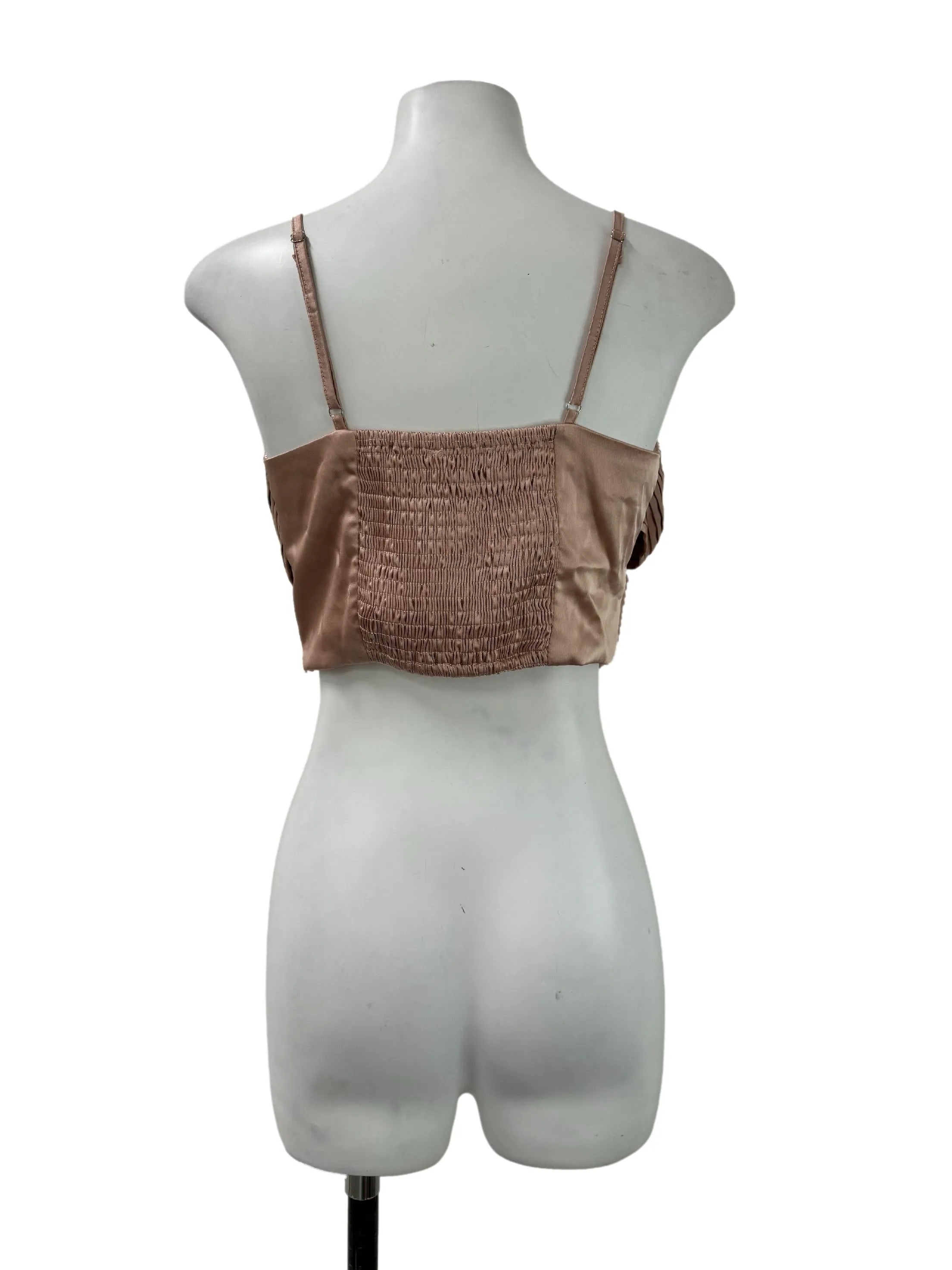 Champange Wrap Tank Top