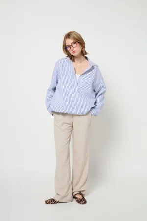 Chemise Shirt (CLQ8HER) - BIANCO/BLU