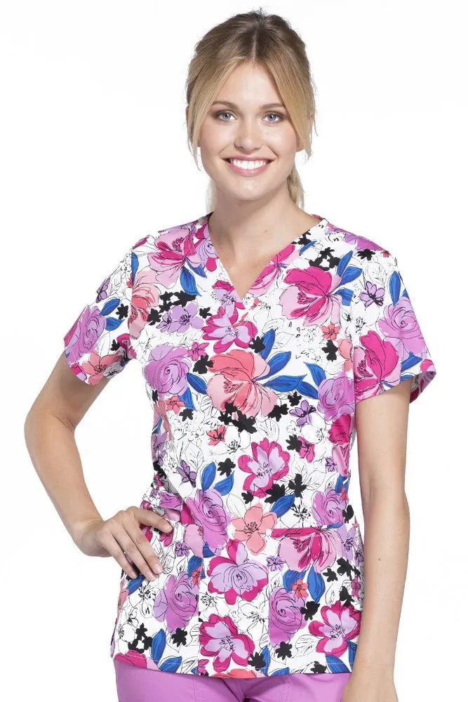 Cherokee Scrub Top Prints Clearance Sale