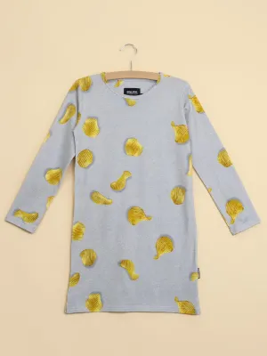 Chips Long Sleeve Dress Kids