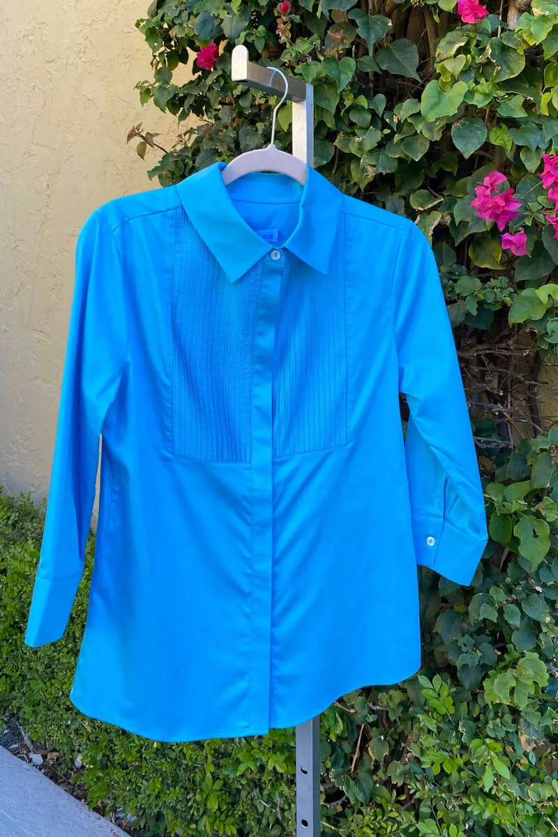 Cintuck Turquoise Blouse