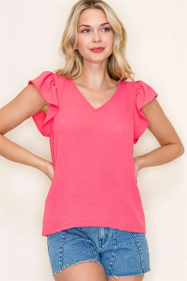 Clara Coral Top