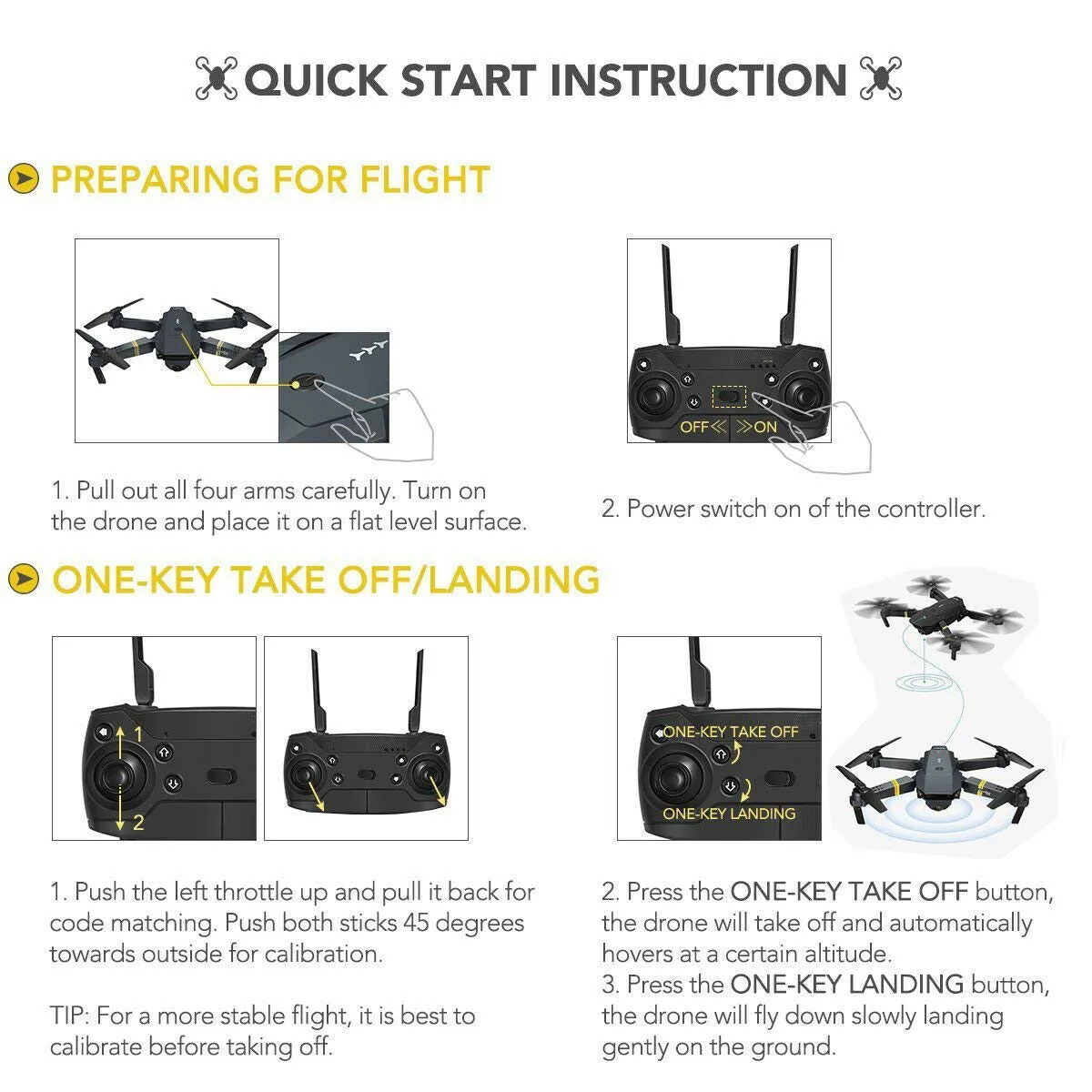 Cooligg FPV Wifi Drone With HD Camera Aircraft Foldable Quadcopter Selfie Toys