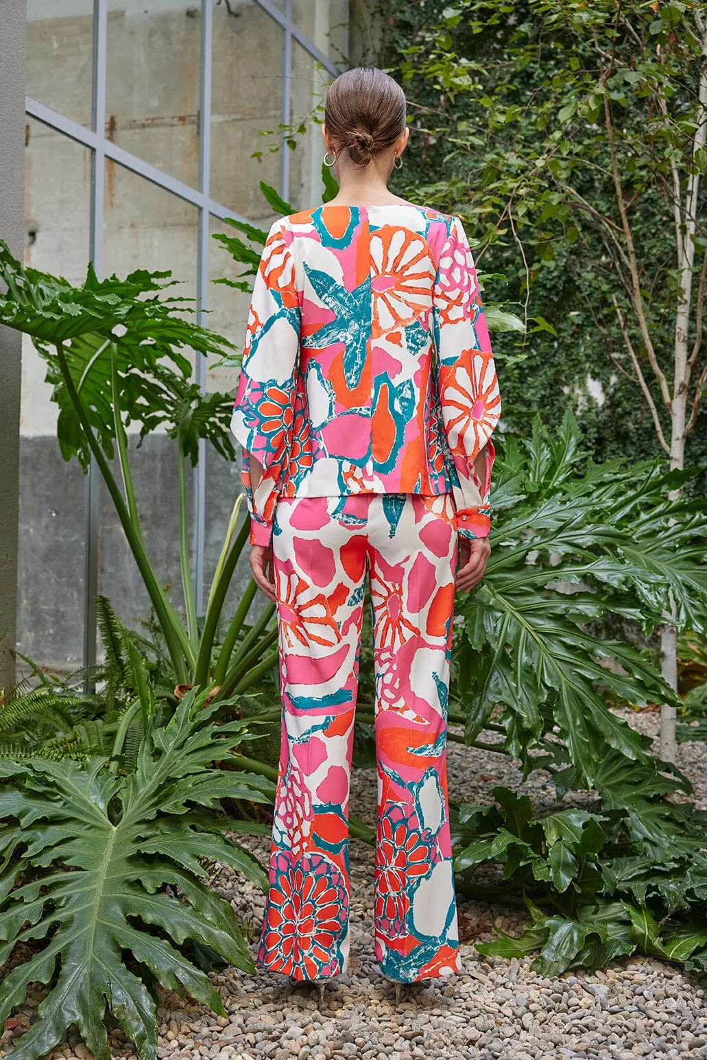 Cosiani Vibrant Blouse & Trouser Set