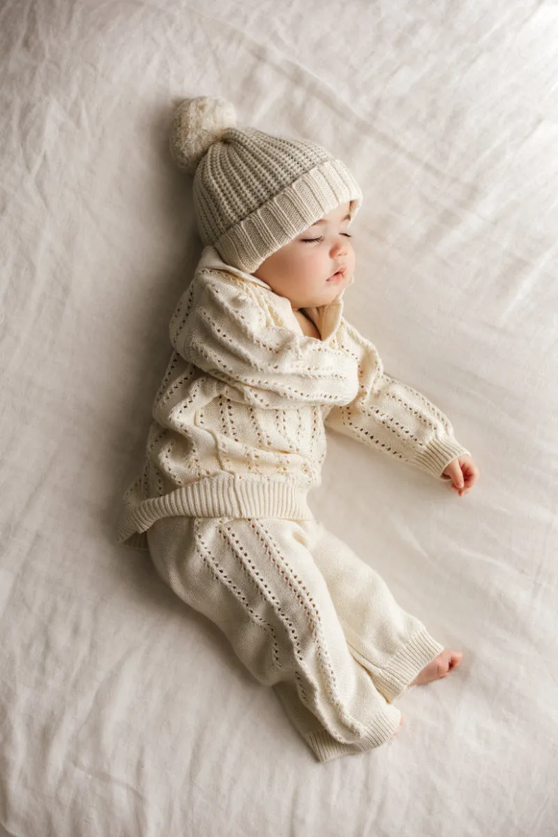 Crochet Pants - Natural