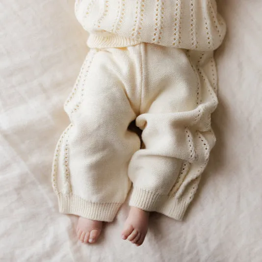 Crochet Pants - Natural