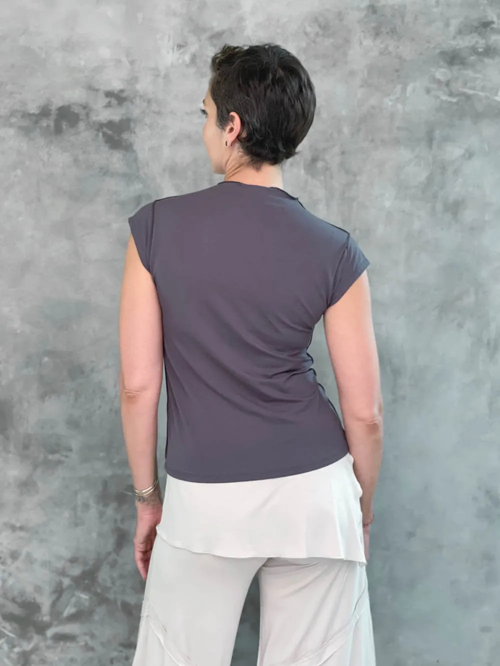 CU Cap Sleeve Mock Top