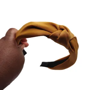 Dark Gold Top Knot Headband