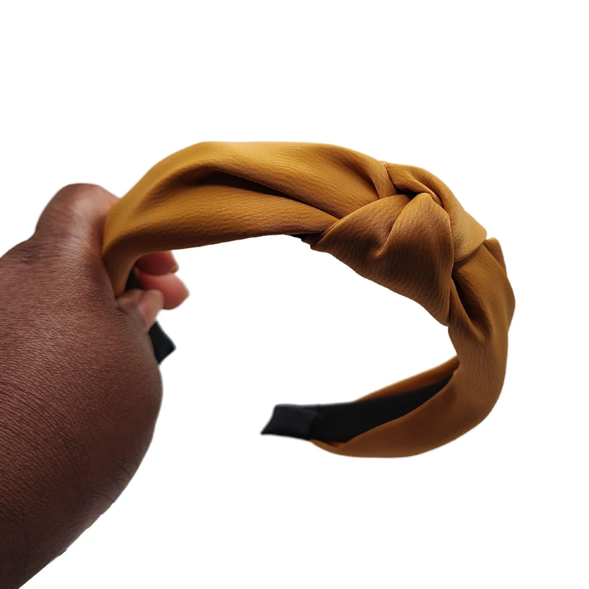 Dark Gold Top Knot Headband