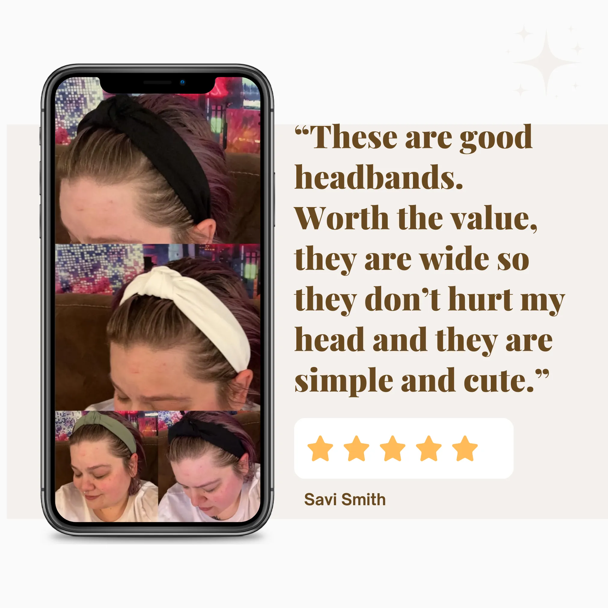 Dark Gold Top Knot Headband