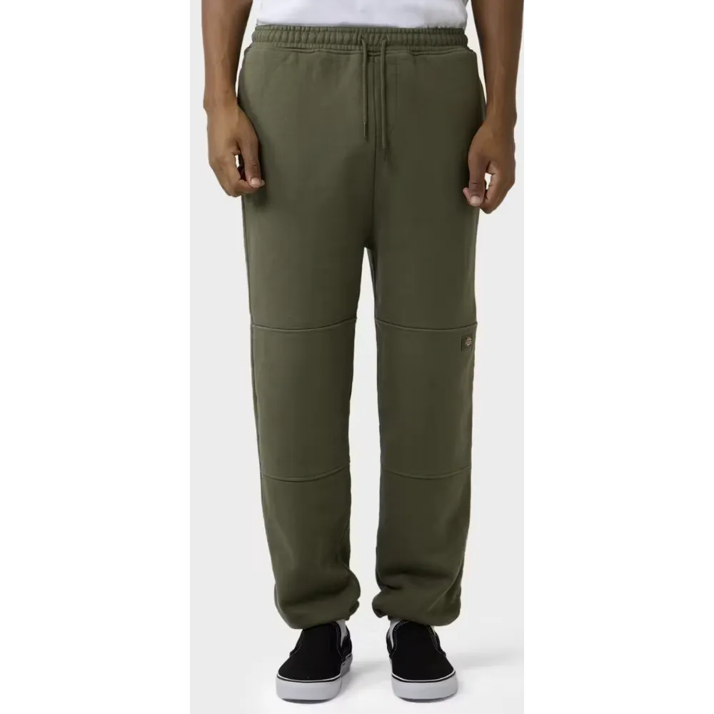 Dickies Classic label relaxed fit trackpant Mens - washed dark khaki