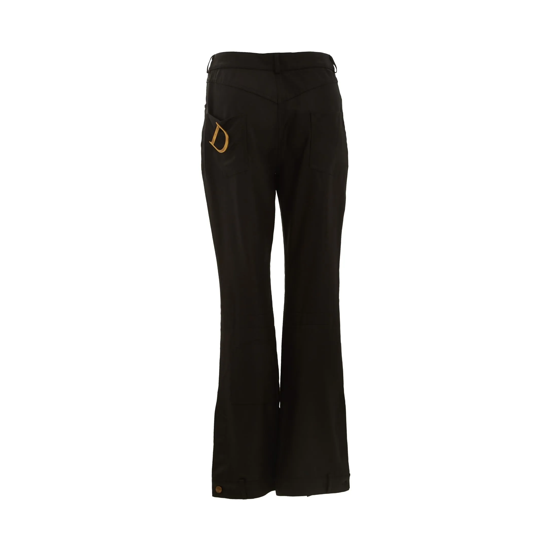 Dior Black Logo Hardware Pants