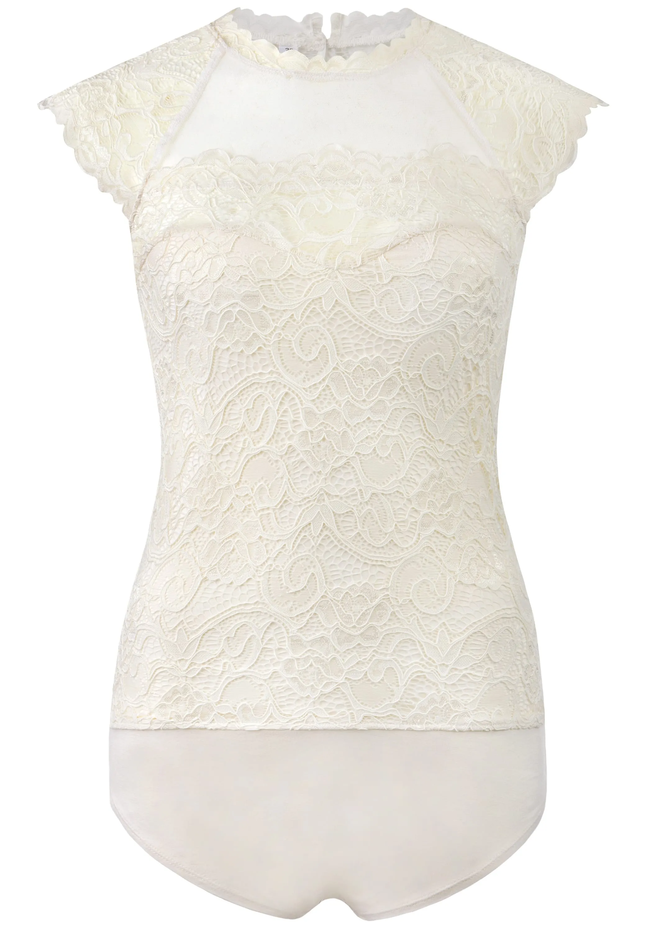 Dirndl Lace Body Blouse Romy Cream (closeout) M,XL