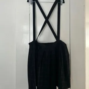 Disturbia Check Skirt with Removable Braces [UK 14]