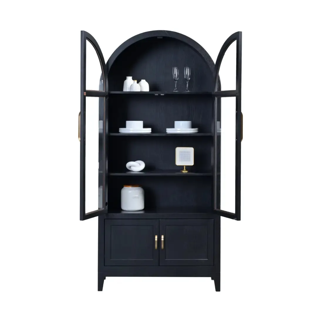 Dixon Mid Century Modern Black Cabinet