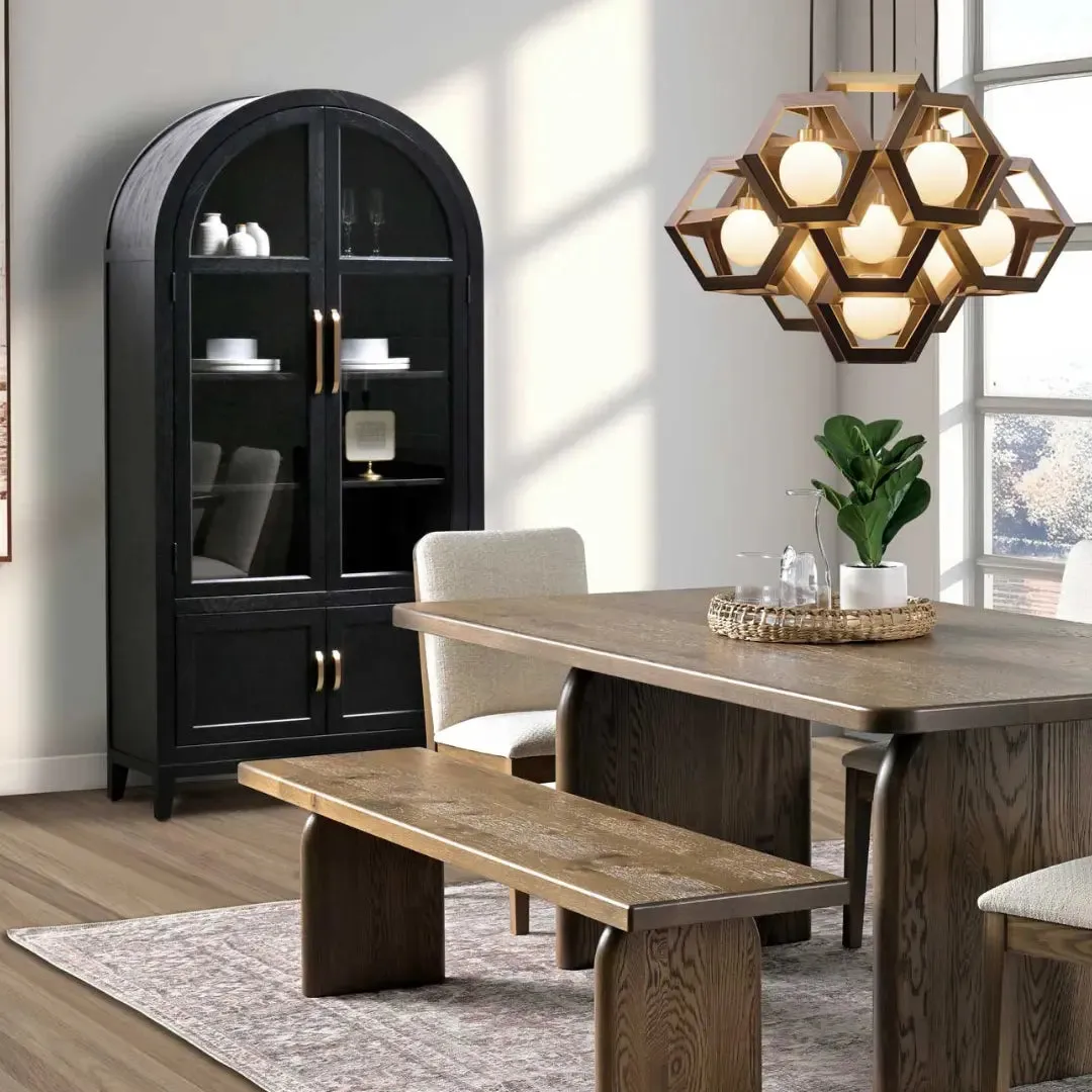 Dixon Mid Century Modern Black Cabinet