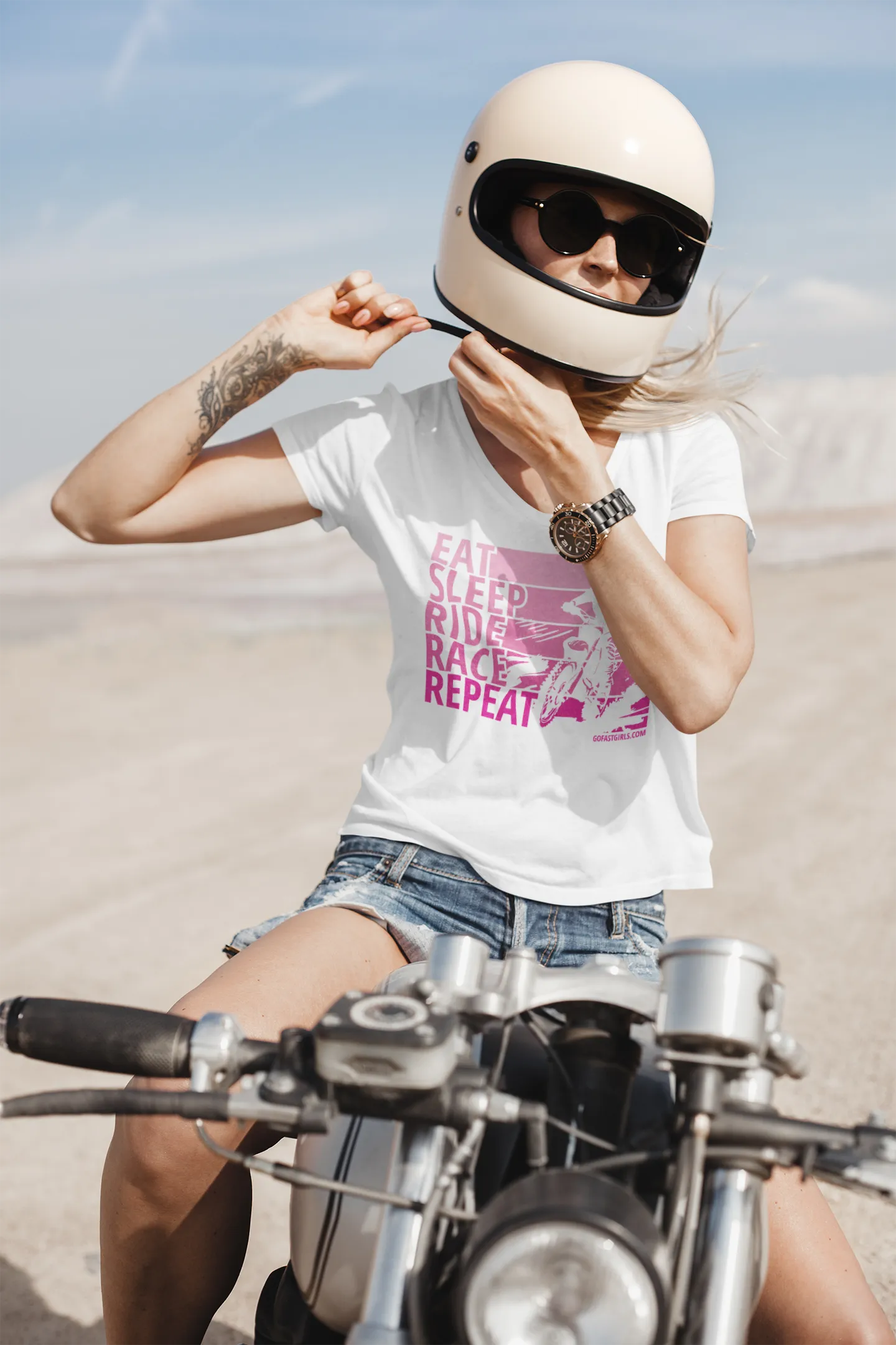 Eat Sleep Ride Race Repeat T-Shirt