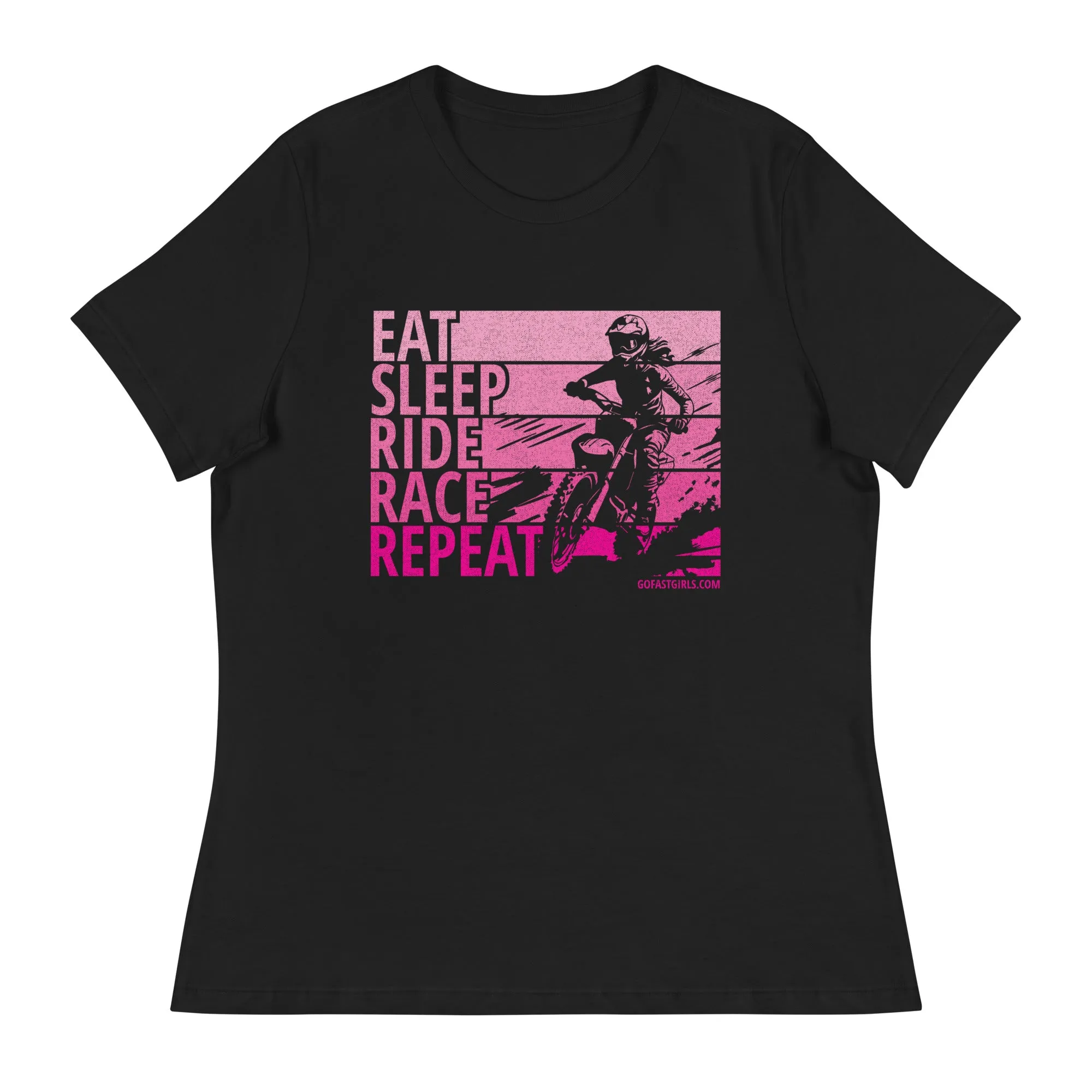 Eat Sleep Ride Race Repeat T-Shirt