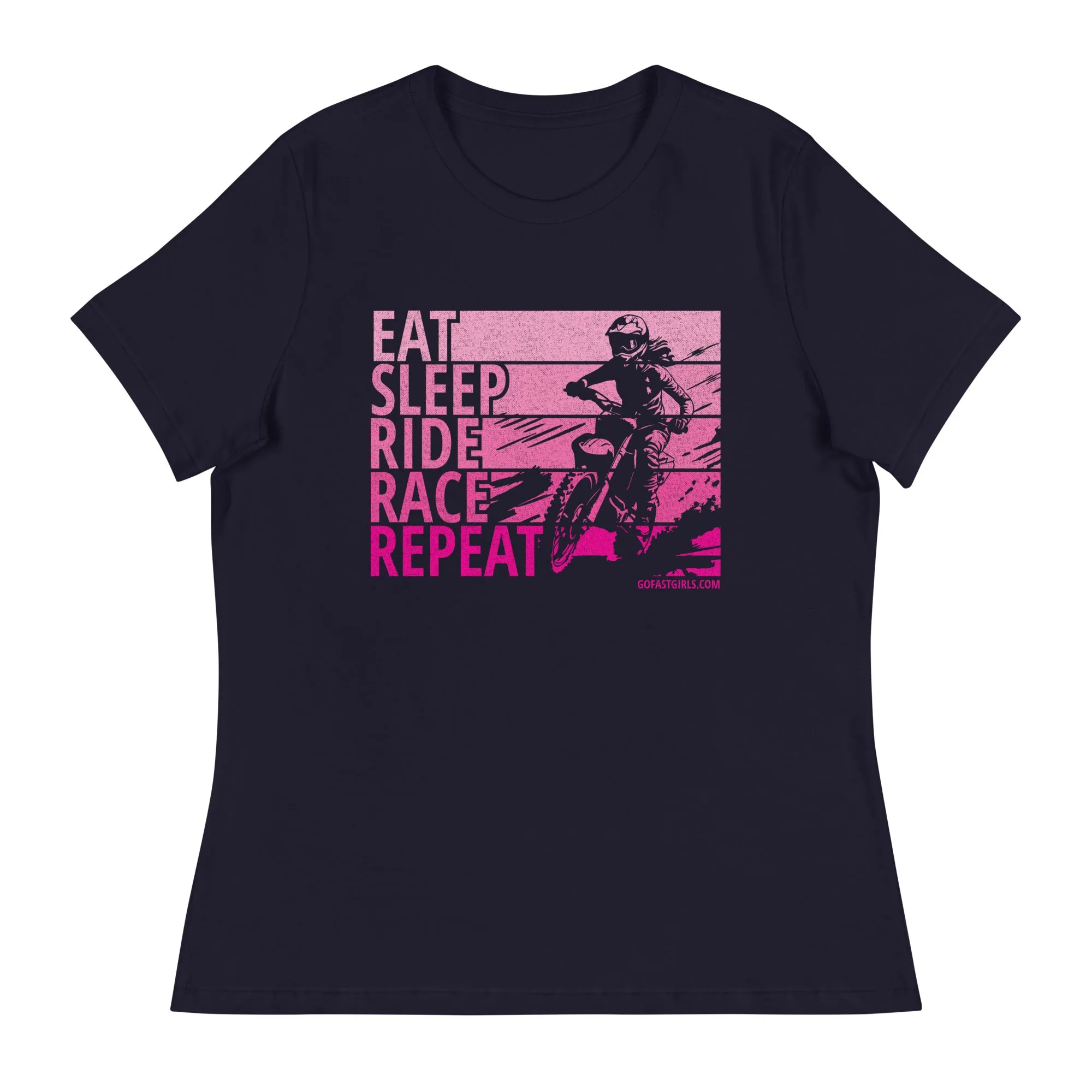 Eat Sleep Ride Race Repeat T-Shirt