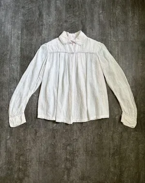 Edwardian era antique blouse . vintage top . size xs to small
