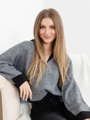 Elan Sweater V-Neck Collared Shirt
