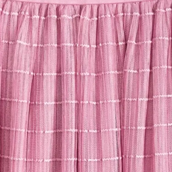 Elegant Pink Pleated Skirt. Color, Mauve Orchid