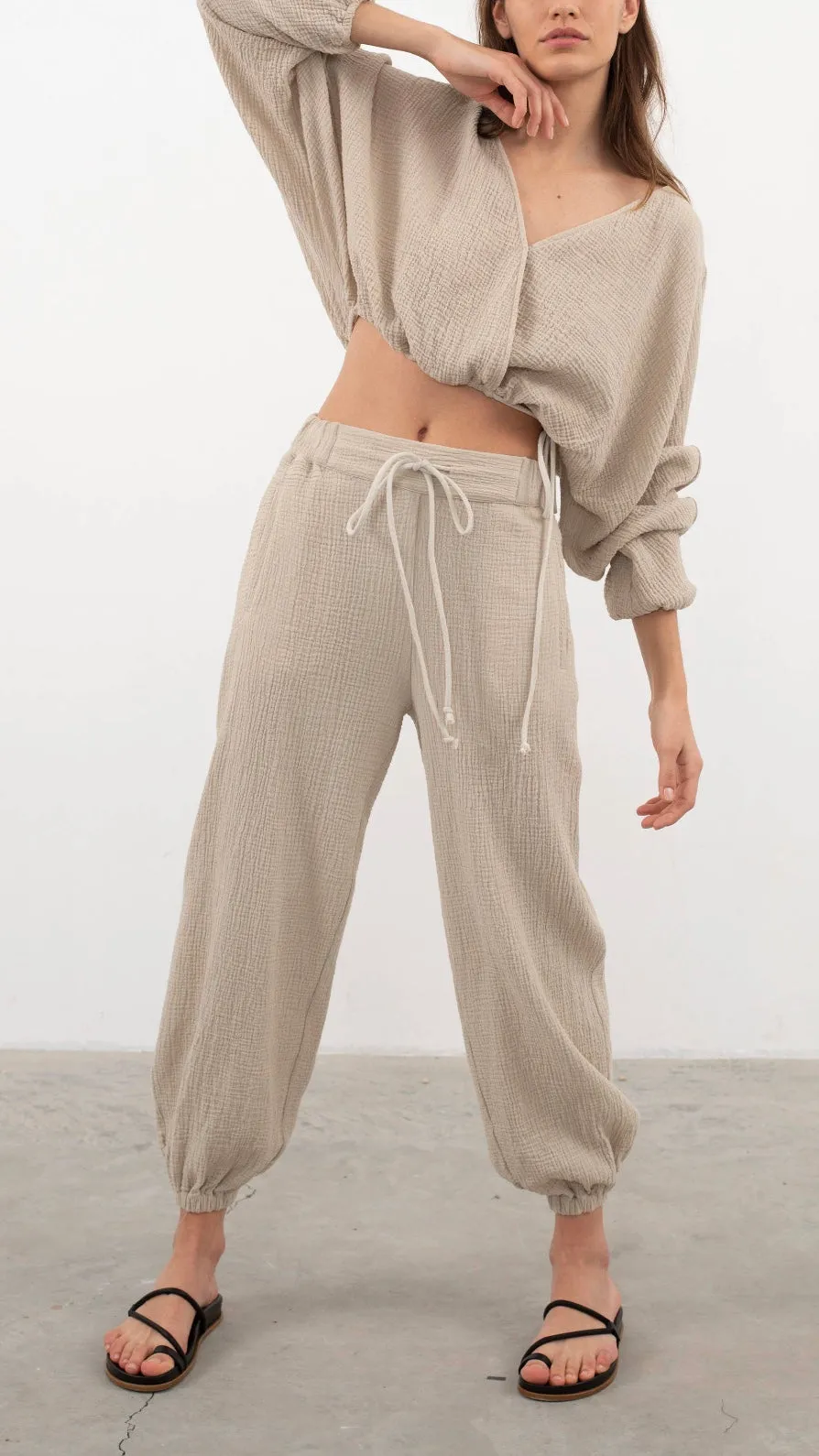 Elle Pants Oatmeal