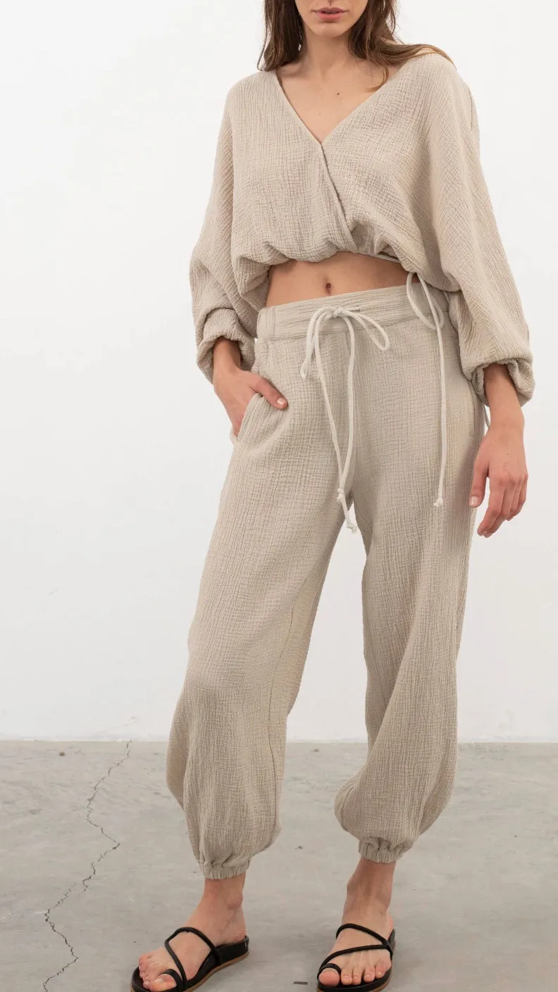 Elle Pants Oatmeal