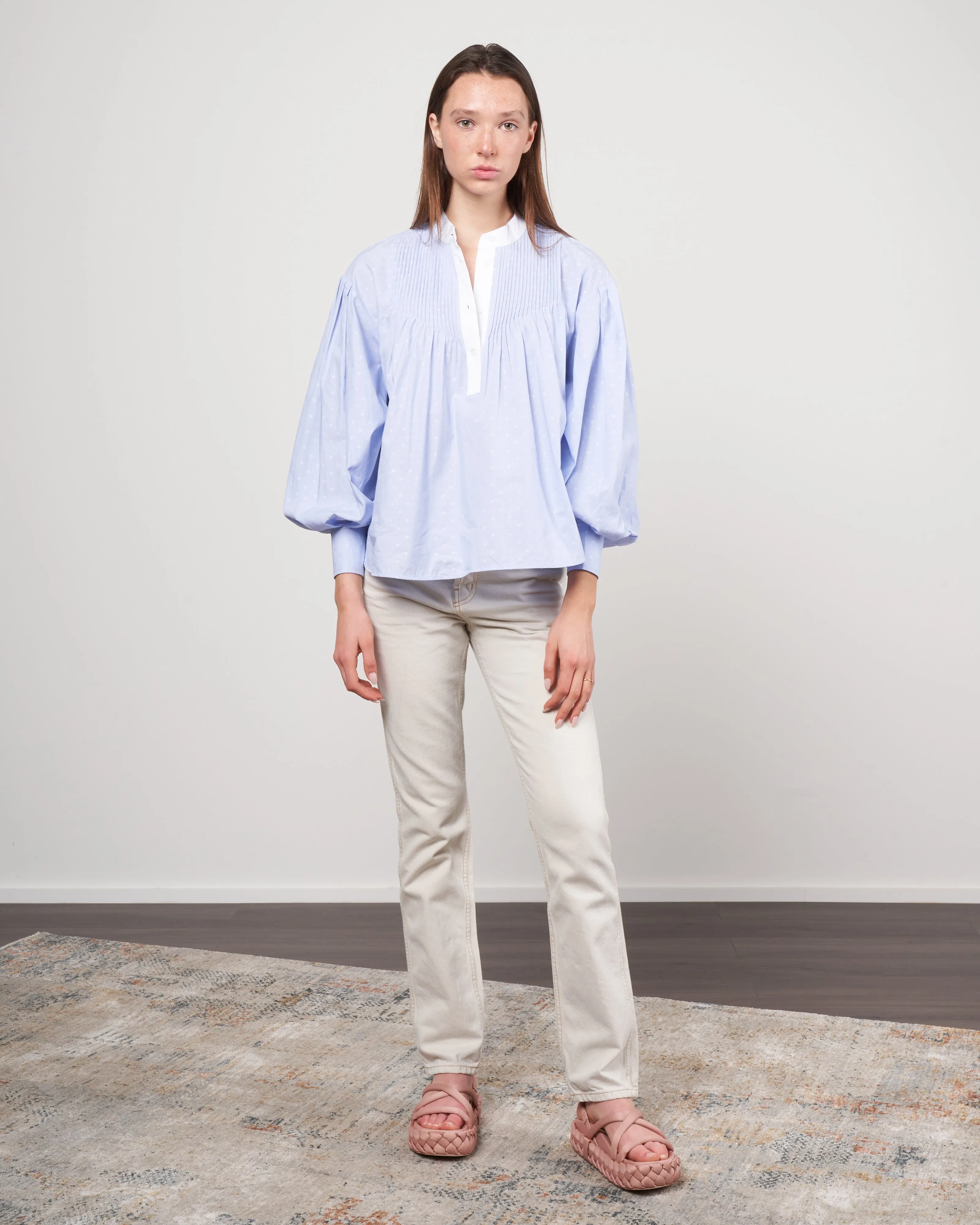 emmie blouse - sky