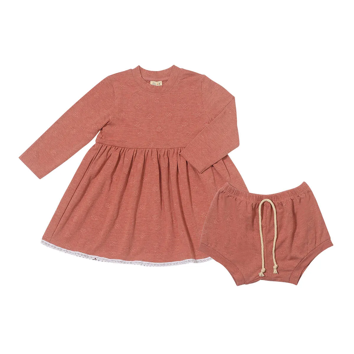 ettie   h Girls Martha Dress - Pink