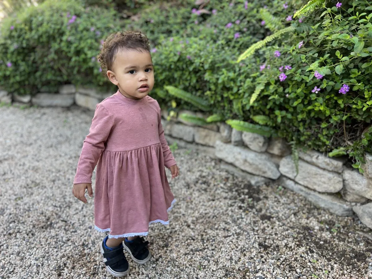ettie   h Girls Martha Dress - Pink