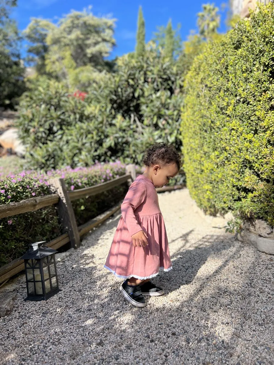 ettie   h Girls Martha Dress - Pink