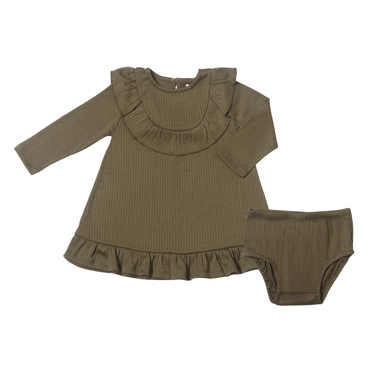 ettie   h Girls Sally Dress - Sage Green