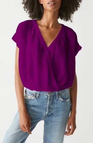 Evie Faux Wrap Top