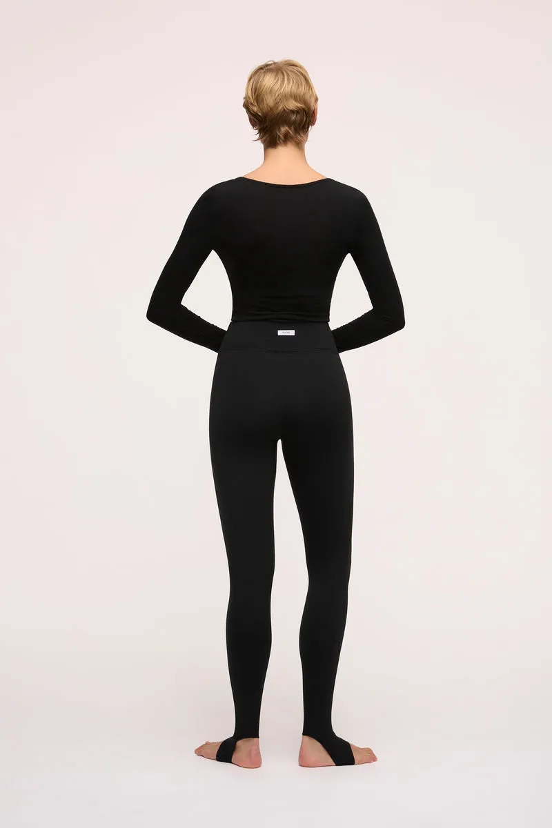 Evie Wrap Top | Black