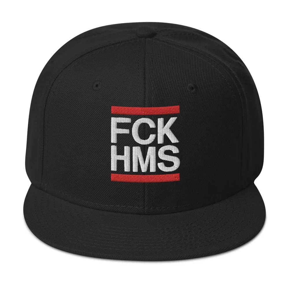 FCK HMS Unisex Flat Top Cap
