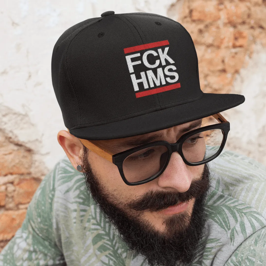 FCK HMS Unisex Flat Top Cap