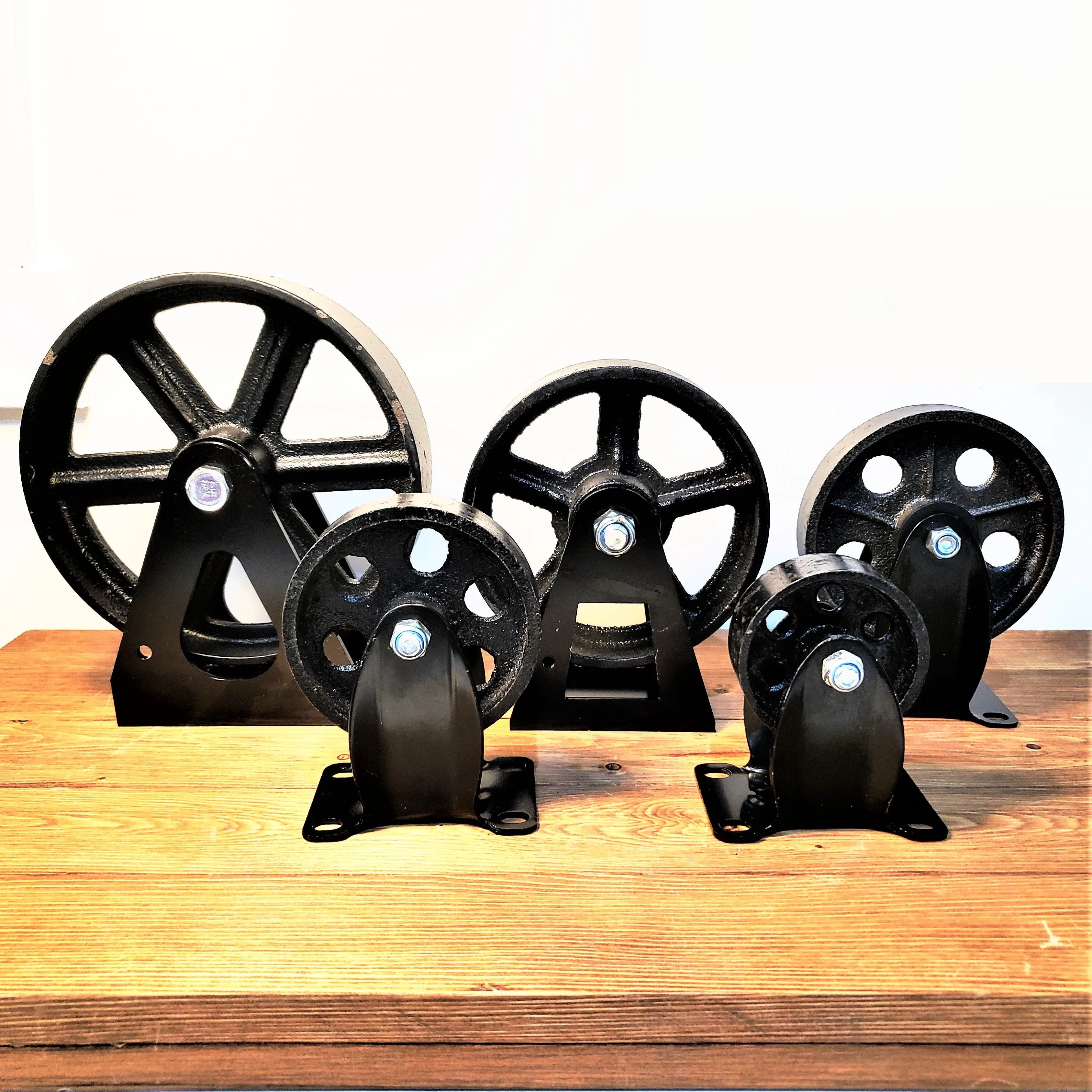 Fixed Vintage Caster Wheels - Set of 4 Pcs