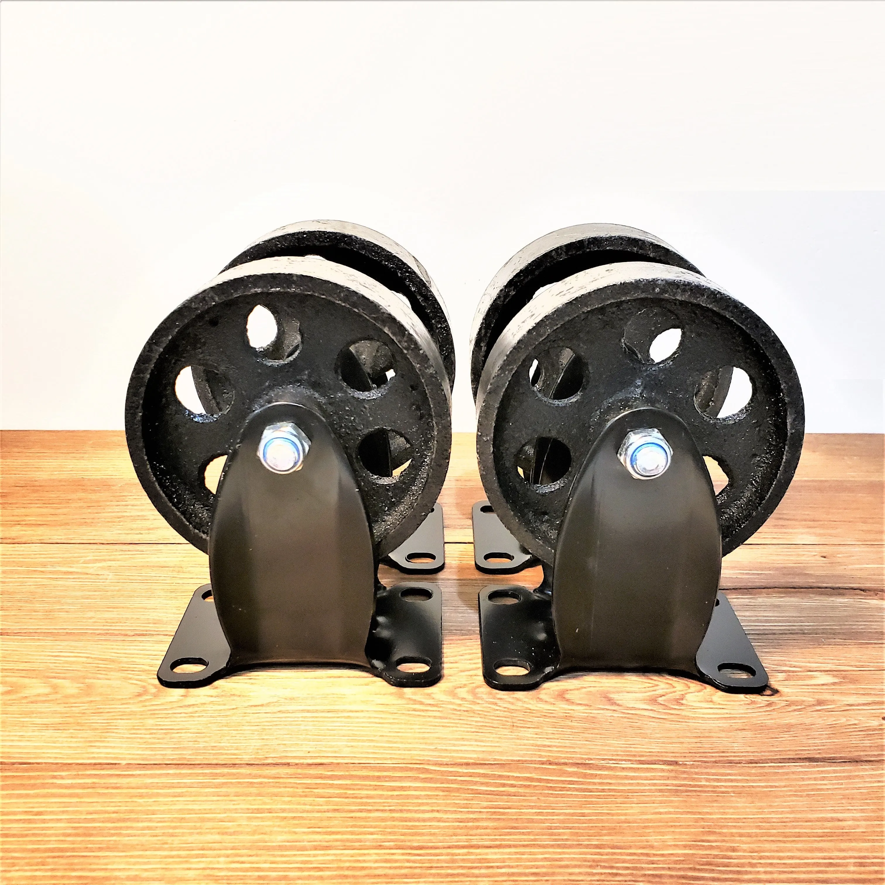 Fixed Vintage Caster Wheels - Set of 4 Pcs