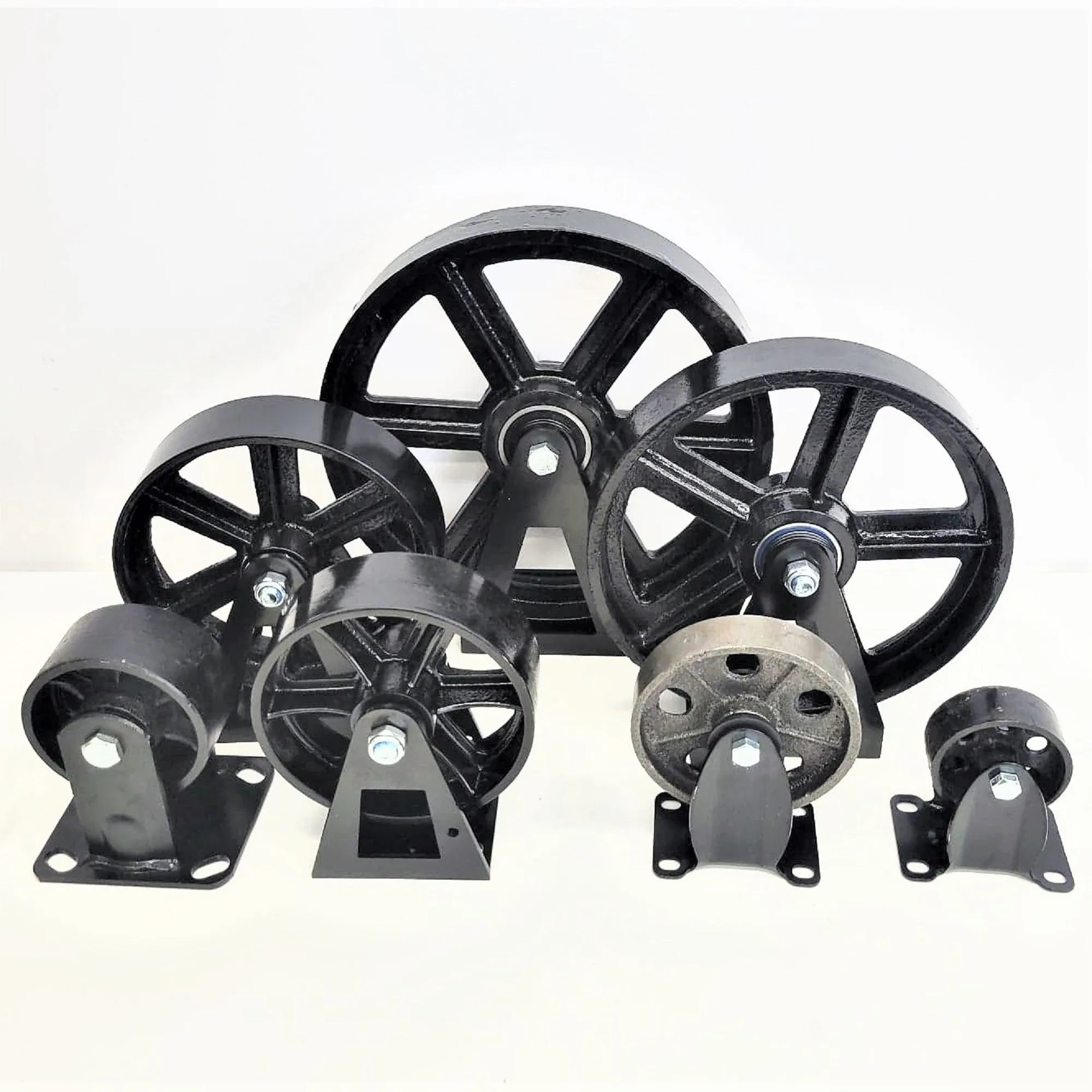 Fixed Vintage Caster Wheels - Set of 4 Pcs